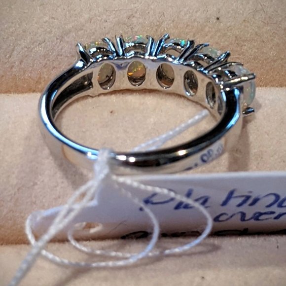 Ethiopian Welo Opal 5-Stone Ring - Picture 5 of 5